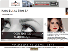 Tablet Screenshot of maquillajerossa.com